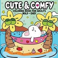 Livro de Colorir Adulto Cute & Comfy: Relaxamento e Criatividade para Você! - imagem 1