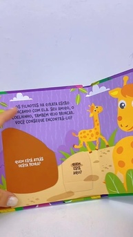Livro Infantil Adivinhe Quem É? Animais da Selva - Diversão e Aprendizado - imagem 3