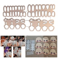 Baoblaze Molde para Cortar Olhos de Boneca - Ferramenta Reutilizável em Metal para Artesãos e Colecionadores - imagem 3