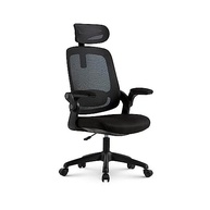 Cadeira de Escritório Ergonômica Astra Preta com Apoio Lombar e Cabeça Ajustável, Encosto Relax e Mesh Respirável - imagem 2