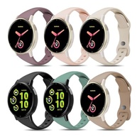 EverAct Pulseiras de relógio finas de silicone compatíveis com Vivoactive 6/5/3/3 Music, pulseira esportiva fina e estreita de 20 mm para Venu Sq 2/Forerunner 55/165/645/245 feminino e masculino - imagem 2