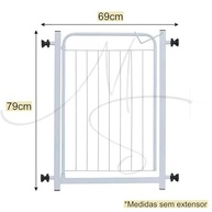 Grade de Proteção Pet para Portas - Segurança e Liberdade para seu Pet (70cm a 104cm) - imagem 3