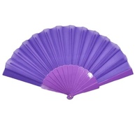 Leque de Mão Compacto e Liso Roxo - Refresque-se com Estilo e Consciência - imagem 2