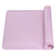 Jogo Americano de Silicone com Bordas Elevadas para Crianças - Tapete Antiderrapante Reutilizável com Design Protetor (Roxo) - imagem 2