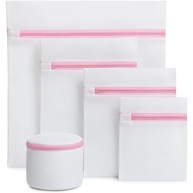 Kit 5 Sacos de Lavar Roupas Delicadas Premium | Proteção Total para Lingeries, Meias e Peças Finas com Zíper Reforçado - imagem 1