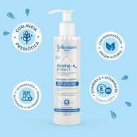 Sabonete Nutritivo Derma Protect JOHNSON'S® Baby 200mL - Hidratação e Proteção Desde o Primeiro Dia - imagem 4