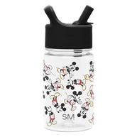 Garrafa Infantil Disney Mickey Mouse Retro com Canudo - Segura, Leve e à Prova de Vazamento - imagem 2