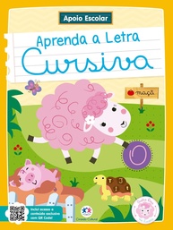 Aprenda Letra Cursiva com a Ovelha Rosa: Apoio Escolar Divertido! - imagem 1