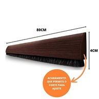 Veda Porta Adesivo Comfort Door: Adeus Frestas e Insetos | Madeira Escura 80cm - imagem 3