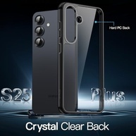JETech Capa Protetora Anti-Choque para Samsung Galaxy S25+ Plus 5G - Transparente e Anti-Riscos (Preto) - imagem 4