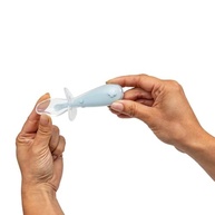 Colher em Silicone Azul Segura e Ergonômica para Bebês - Buba - imagem 5