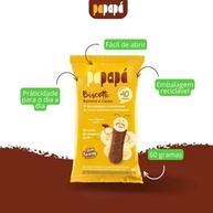 Biscoito de Banana e Cacau 60g - Biscotti Papapá | Crocante e Saudável - imagem 4