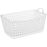 Cesto Retangular Flexível 22L Branco Arthi - Organização Moderna e Prática - imagem 1
