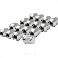 Jogo 16 Porcas Cromadas Roda GM 35mm Onix, Spin, Cobalt - Segurança e Estilo! - imagem 1