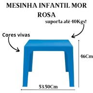 Mesinha Mor Kids Azul - Design Moderno e Resistente para Brincadeiras Criativas - imagem 4
