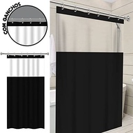 Cortina Box para Banheiro com Visor em PVC 1,38m x 1,98m – Design Moderno e Funcional - imagem 4