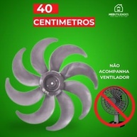 Hélice para Ventilador Mondial Super Turbo VTX 40cm 8 Pás - Reforço de Potência e Silêncio - imagem 4