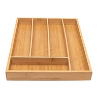 Porta Talheres em Bambu EcoKitchen - 5 Compartimentos, Ecológico e Moderno - imagem 4