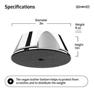 Estabilizador de Peso Hudson Hi-Fi para Vinil: Som Perfeito com Elegância Cromada - imagem 5