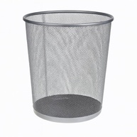 Lixeira de Escritório Aramada 10L em Aço - Design Moderno, Tela Mesh e Base Antiderrapante - imagem 1