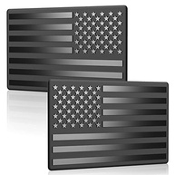 Pacote 2 Adesivos Bandeira Americana 3D Carro 12,7cm - Emblema Jeep, Caminhão, SUV - imagem 2