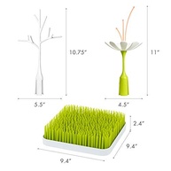 Boon Escorredor de Mamadeiras com Design em Grama - 4 Vias + Acessórios para Bebês - imagem 3