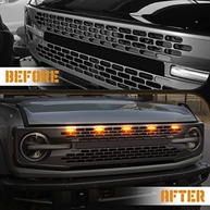 Kit 5 Luzes LED Âmbar para Grade Ford Bronco 2021-2024 - Estilo e Segurança OEM - imagem 5