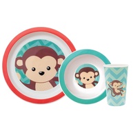 Kit Refeição Animal Fun Buba - Macaco Multicor | Estimule a Alimentação Divertida - imagem 1