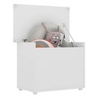 Caixa de Brinquedos Baú Organizador Multimóveis FG2315 - Espaçosa e Resistente em Branco - imagem 1