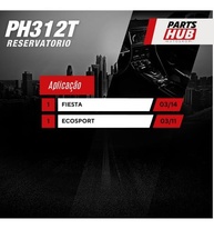 Reservatório de Água Radiador Fiesta e Ecosport 2003-2014 com Tampa - Peça de Reposição de Alta Qualidade - imagem 2