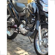 Protetor de Cárter Honda Bros 150/160 Cromado (Foguete) - Proteção e Estilo em Aço Inox - imagem 3