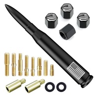 Antena Bullet 50 Cal para Ford, Dodge Ram, Chevy, GMC: Sinal Perfeito e Estilo Inigualável - imagem 2