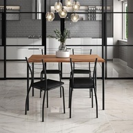 Conjunto Sala de Jantar 4 Cadeiras Valência Carraro Freijó - Design Clássico e Resistente - imagem 2