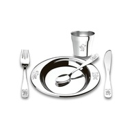 Conjunto Infantil 5 Peças Friends Club em Aço Inox - Brinox | Seguro, Durável e Divertido - imagem 2