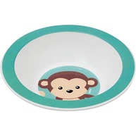 Pratinho Bowl Animal Fun Macaco - Buba Colorido para Refeições Divertidas - imagem 4