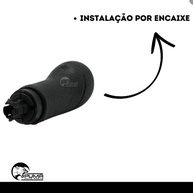 Manopla Bola de Câmbio Gol G4 2006-2008 Ré Trás Aro Cromado - Upgrade Premium - imagem 5