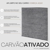 Filtro de Cabine Ar Condicionado Carvão Ativado Premium Saveiro G5 G6 G7 (2009-2025) - imagem 3