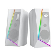 Caixa de Som Gamer Redragon Anvil RGB Branco (GS520W): Imersão Sonora e Estilo Único - imagem 2