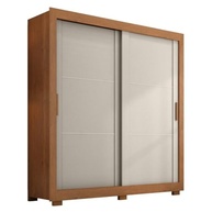 Guarda-roupa Casal 2 Portas 4 Gavetas Titanium Cinamomo/Areia - Organização e Estilo para Seu Quarto - imagem 3