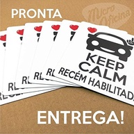 Ímã 'Keep Calm' para Recém-Habilitados: Celebre Sua Conquista com Estilo! - imagem 3