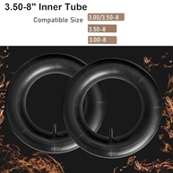 Pacote com 2 Tubos Internos 8" para Carrinhos de Mão e Cortadores de Grama - Haste Reta - imagem 4