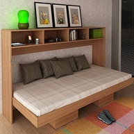 Cama Articulada Horizontal Solteiro com Mecanismo de Ajuste - Tecnomobili Amêndoa - imagem 2