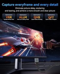 Cabo HDMI 16K 8K 96Gbps Ultra HD 2.2 - Imersão Total em Imagens e Sons! - imagem 5