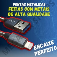 Cabo iPhone Original Reforçado 1.2m: Turbo, CarPlay e Máxima Durabilidade (11 ao 14 Pro Max) - imagem 4