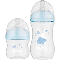 Kit 2 Mamadeiras Easy Flow Nuvem Azul 120/270ml - Sistema Anticólico para Bebês - imagem 1