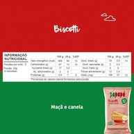 Kit 5 Biscoitos de Maçã e Canela 60g - Biscotti Papapá | Sabor Caseiro e Crocante - imagem 3