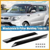 Kit 2 Painéis Acabamento Para-brisa A-Pillar Kia Soul 2010-2013 (Motorista/Passageiro) - Substituição 861802K500 861702K500 - imagem 3