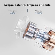 Aspirador de Pó Vertical Sem Fio 120W com Escova LED - Potência 9.5Kpa, Bateria 2000mAh, 32 Minutos de Autonomia, Ideal para Pets - imagem 4