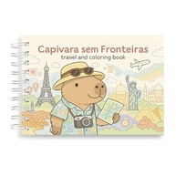 Livro de Colorir Capivara Sem Fronteiras Premium: 44 Folhas 180g para Liberar sua Criatividade - imagem 2