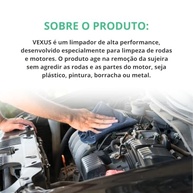 Limpador Poderoso para Rodas, Motores e Partes Metálicas de Carros e Motos - imagem 4